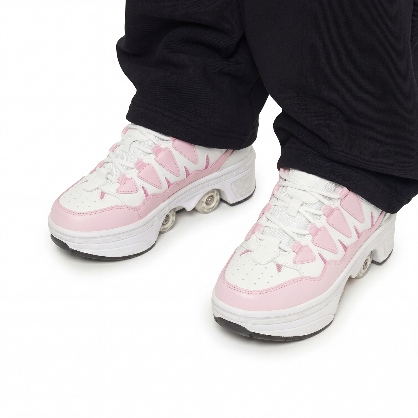 Pink blade runners