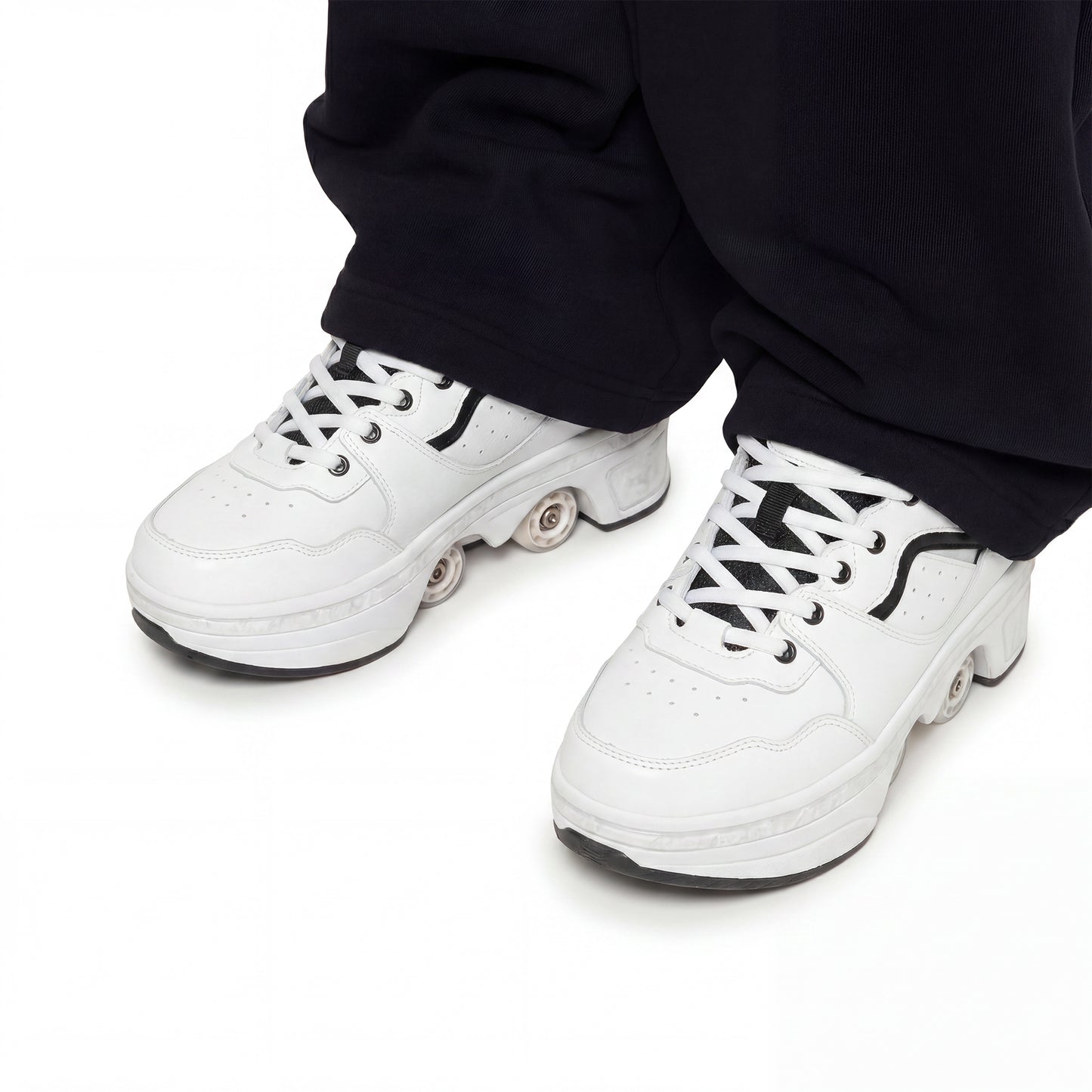 White Retro Blade Runners