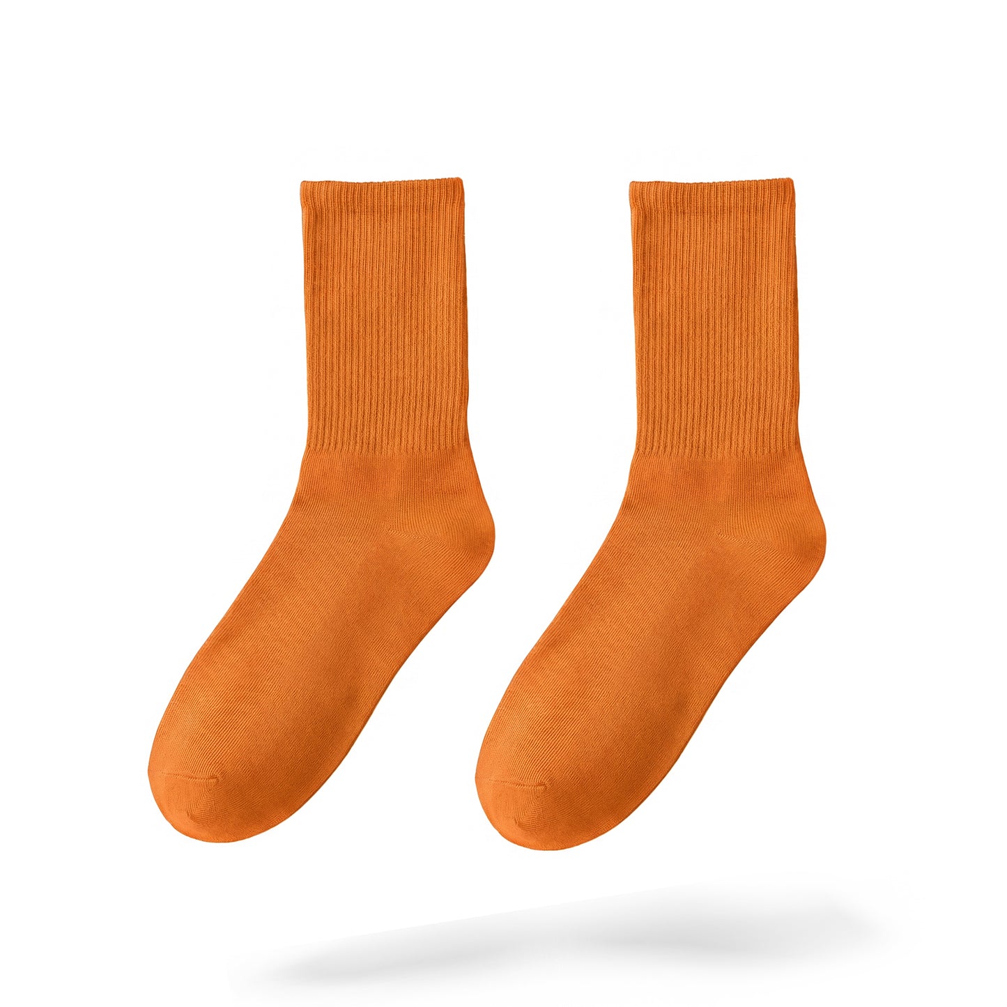 Orange Crew-Socks