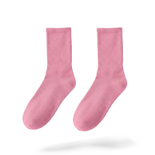 Pink Crew-Socks