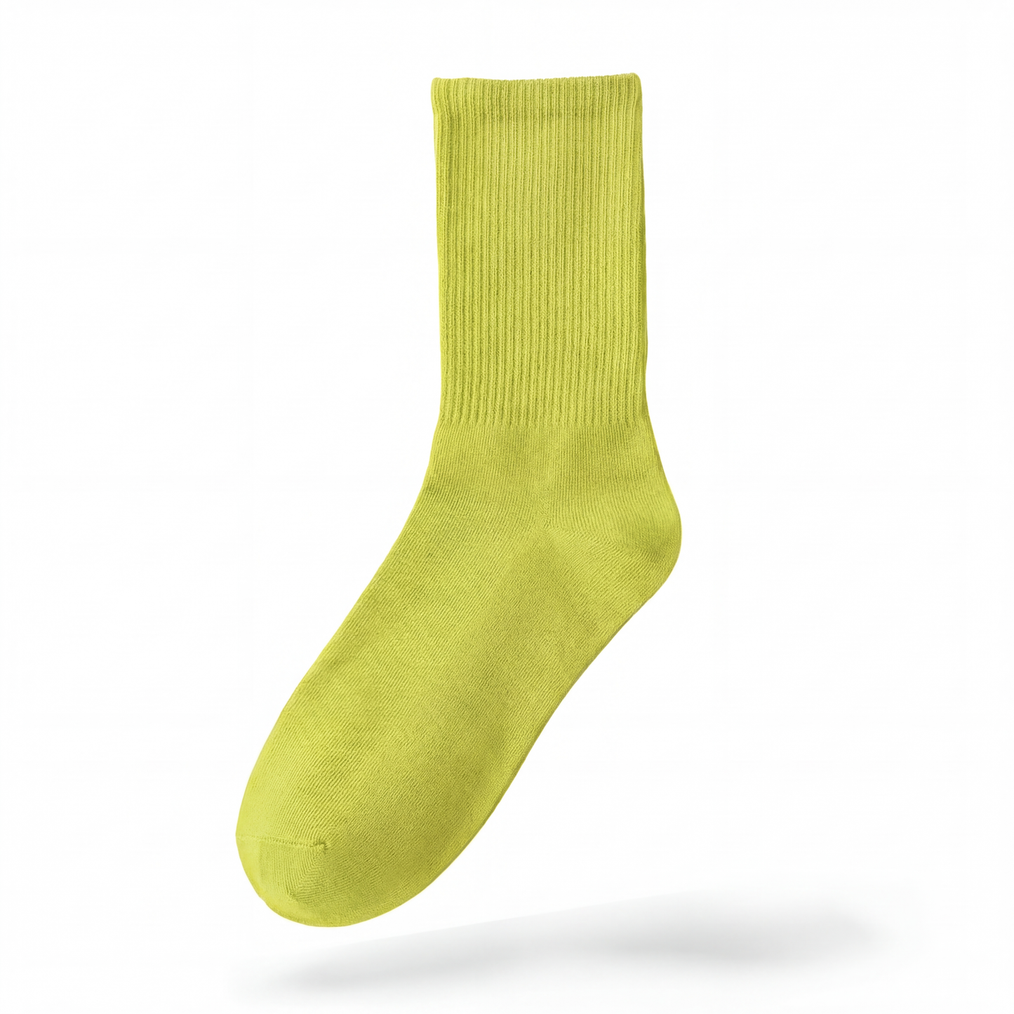 Slime Green Crew-Socks